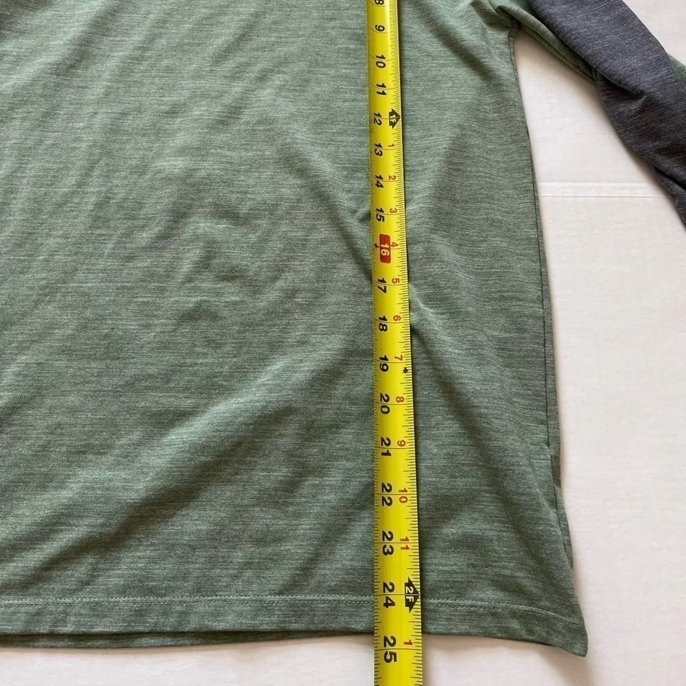 Crewcuts Green & Gray Long Sleeve top
